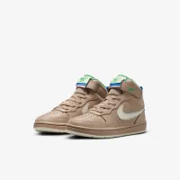 Nike Court Borough Mid 2 SE Little дитячі Кросівки колір коричневий