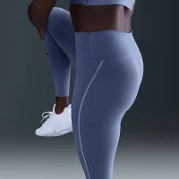 Nike One женская С высокой Талией 7/8 лосины синий