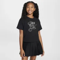 Nike Sportswear Big дитячі (Girls') футболка колір чорний