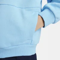 Nike SB Icon Fleece EasyOn Big дитячі оверсайз Pullover Толстовка з капюшоном блакитний