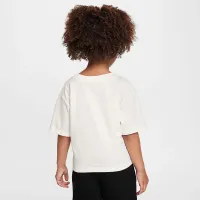 Nike Little дитячі Cozy Graphic футболка колір білий