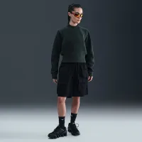 Nike Tech жіноча Fleece Crew колір зелений