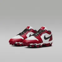 Nike Jordan 1 Low Little/Big детские Cleats цвет белый