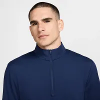 Nike Tour мужские 1/2-Zip для гольфа Top синий
