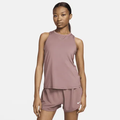 Nike One Classic жіноча Dri-FIT Tank Top колір фіолетовий