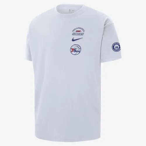 Philadelphia 76ers Courtside чоловічі Nike NBA футболка колір білий