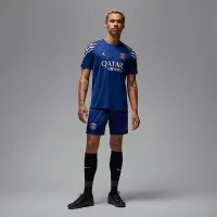 Nike Paris Saint-Germain 2024/25 Stadium Fourth мужские Jordan Dri-FIT Soccer Replica Jersey синий