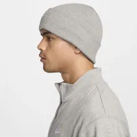 Nike Peak Swoosh Beanie колір сірий