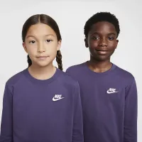 Nike Sportswear Big дитячі Long-Sleeve футболка колір фіолетовий