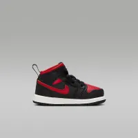 Nike Jordan 1 Mid Baby/Toddler Кросівки колір чорний