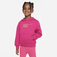 Nike Sportswear Club Fleece Holiday Shine Толстовка с капюшоном Toddler Толстовка с капюшоном Pink