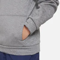 Nike Multi+ Big дитячі Therma-FIT Pullover Толстовка з капюшоном колір сірий