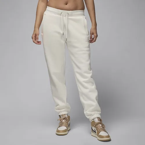 Nike Jordan Flight Fleece женская Pants цвет белый