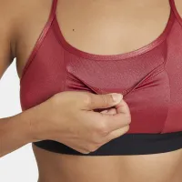 Nike Indy Big детские (Girls') Sports Bra цвет красный