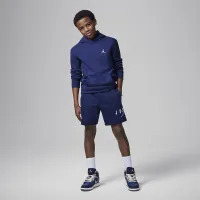 Nike Jordan MJ Brooklyn Big детские Fleece Pullover Толстовка с капюшоном синий