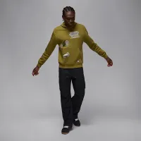 Nike Jordan Brooklyn чоловічі Fleece Pullover Толстовка з капюшоном колір зелений