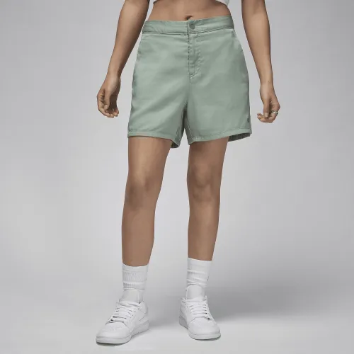 Nike Jordan жіноча Woven шорти колір зелений