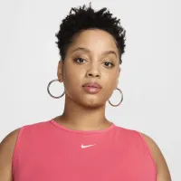 Nike Pro жіноча Dri-FIT Cropped Tank Top (великі розміри) Pink