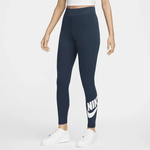 Nike Sportswear Classics жіноча З високою талією Graphic лосіни блакитний
