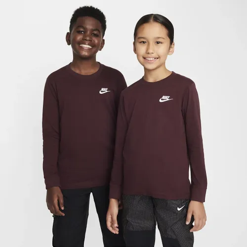 Nike Sportswear Big дитячі Long-Sleeve футболка колір червоний