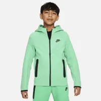 Nike Sportswear Tech Fleece Big дитячі (для хлопчиків) Full-Zip Толстовка з капюшоном колір зелений