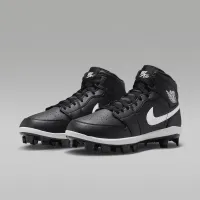 Nike Jordan 1 Retro MCS чоловічі бейсбольні бутси колір чорний