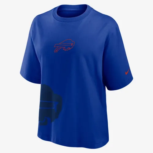 Buffalo Bills Boxy женская Nike NFL футболка синий