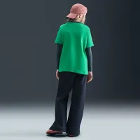 Nike Sportswear Big детские футболка цвет зеленый