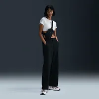 Nike Sportswear Collection женская Mid-Rise Twill Trousers цвет черный