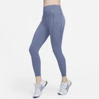 Nike Go женская Therma-FIT С высокой Талией 7/8 лосины с карманамисиний
