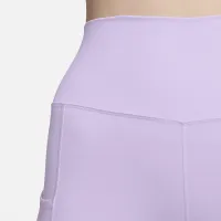 Nike One женская С высокой Талией 7/8 лосины с карманамицвет фиолетовый