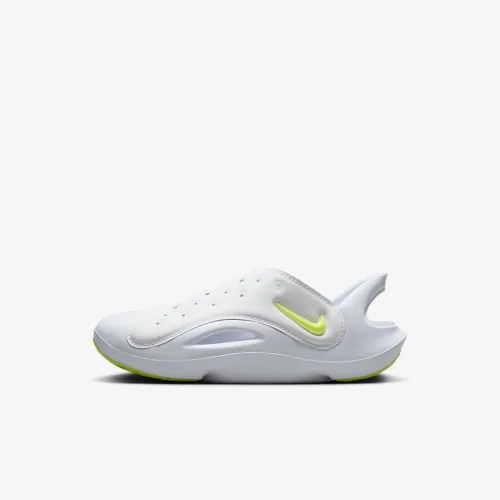 Nike Aqua Swoosh Little дитячі босоніжки колір білий