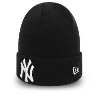 Шапка New Era New York Yankees Essential Cuff Beanie Hat 12122728 -  Черная