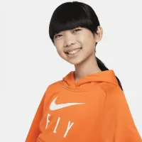 Nike Big дитячі (Girls') Therma-FIT баскетбольні Толстовка з капюшоном Orange