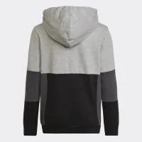 Кофта/футболка adidas Colourblock Толстовка з капюшоном HN8563 - чорно-сіра