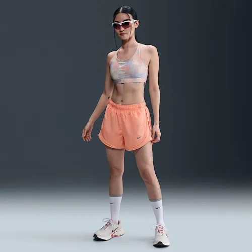 Nike Tempo женская Dri-FIT Mid-Rise Brief-Lined Running шорты Orange