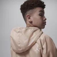 Nike Jordan Big детские Lightweight Fleece-Lined Куртка цвет коричневый