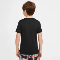Nike Graphic Big дитячі (для хлопчиків) Short-Sleeve тренувальні Top колір чорний