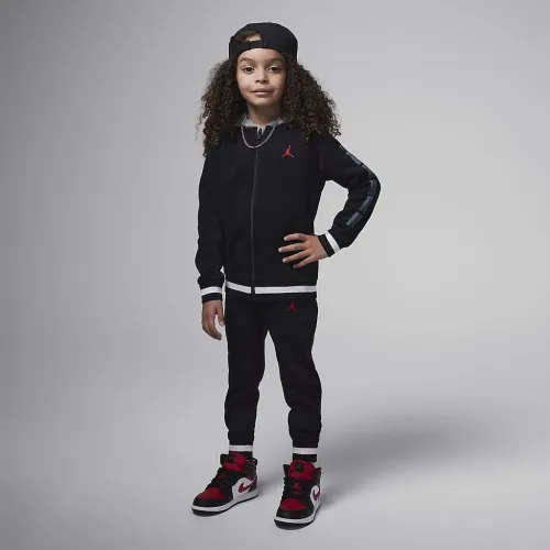 Nike Jordan Little дитячі Blocked Rib 2-Piece Full-Zip комплект колір чорний