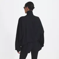 NikeSKIMS Woven Nylon жіноча оверсайз Track Куртка колір чорний