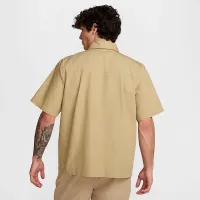 Nike Club чоловічі Short-Sleeve Button-Down Shirt колір коричневий