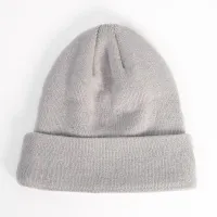 Шапка New Era Essential Gray Beanie 12156074 - Серая