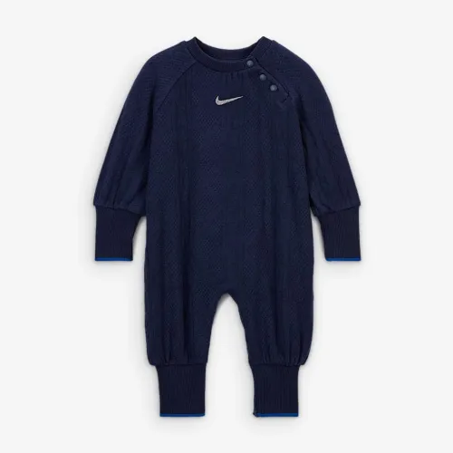 Nike Readyкомплект Baby (0-9M) Cable Knit Coverall блакитний