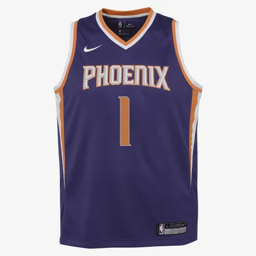 Devin Booker Phoenix Suns Nike Icon Edition Swingman Big детские NBA Jersey цвет фиолетовый