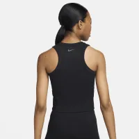 Nike One Fitted женская Dri-FIT Cropped Tank Top цвет черный