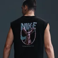 Nike чоловічі Sleeveless Fitness футболка колір чорний