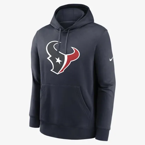 Houston Texans Club Logo чоловічі Nike NFL Pullover Толстовка з капюшоном колір чорний