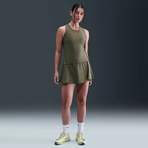Nike Victory женская Dri-FIT Short Flouncy Tennis юбка цвет зеленый