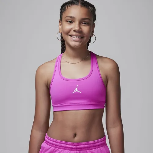 Nike Jordan Dri-FIT Big детские Jumpman Bra Pink