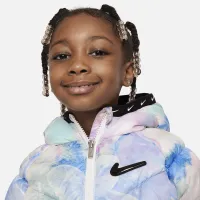 Nike Swoosh Chevron Puffer Jacket Toddler Jacket Multi-Color